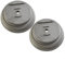 Garden Tools Lot de 2 bases en acier inoxydable pour une coupe efficace