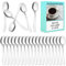 Cucharillas cafe pequeñas acero inoxidable 24 uds 11 cm validas para hogar y hosteleria limpieza a lavavajillas
