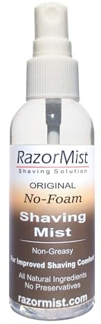RazorMist No-Foam Shaving Mist for Men - Foamless Shaving Solution