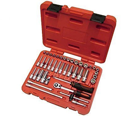 US Pro 42 Piece 1/4 inch Drive Metric and AF Socket Set