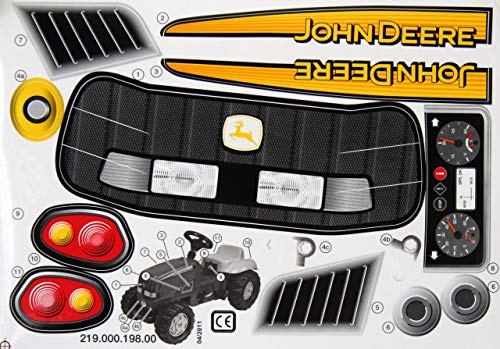 Rolly Toys Aufkleber John Deere Kid, Sticker Set, Sticker, Aufkleber, 3+, Landwirtschaft, 1 Stk, Indoor, 35.0 cm x 25.0 cm x 0.1 cm