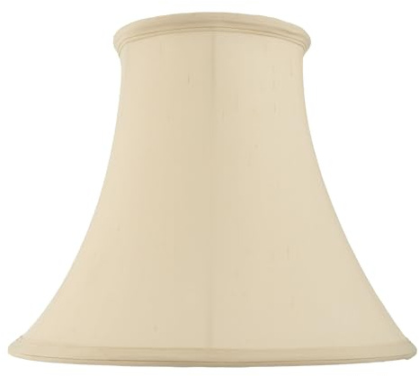 Endon Carrie Cream Round Bell Lamp Shade- 16 Inch