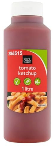 Chef's Larder Tomato Ketchup 1 Litre