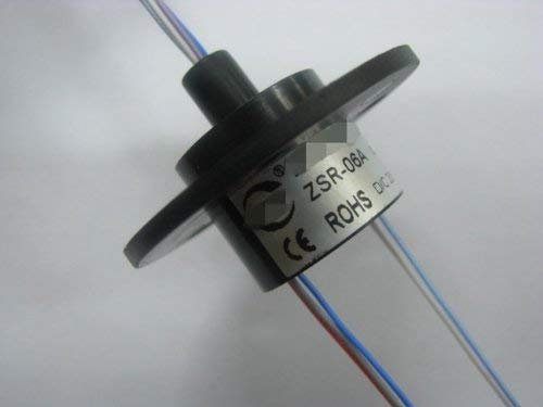 Mini Capsule Schleifring 300 min-6-Wege-22mm 2A 360 ° Rotation AWG28
