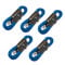 5 x 10m Male to Female XLR Mic Leads/Balanced Microphone Cables / 8 Colours/Multi-Packs Blue