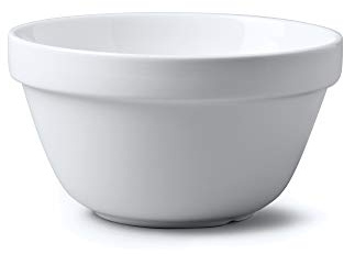 Wm Bartleet & Sons Traditional Porcelain Pudding Basin (15cm/500ml/0.9pt) – White