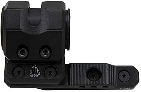 UTG Unisex – Erwachsene Keymod Offset Flashlight Ring Mount, Matte Black Lampenhalterung, Schwarz, Einheitsgröße EU