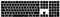 MiNGFi Français AZERTY Silicone Clavier Coque de Protection/Couverture pour sans Fil Magic Keyboard avec pavé numérique (2017+) Modèle A1843 EU/ISO Clavier - Noir