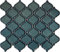 Piastrella a mosaico retrò vintage in ceramica fiorentina blu screziato lucido per parete bagno WC doccia cucina specchio piastrellato rivestimento per vasca da bagno WB13-0408
