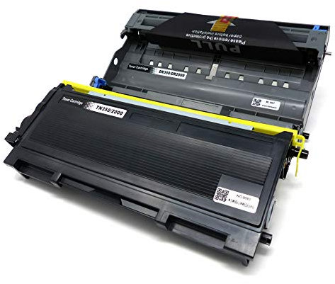 Starlet24 4X Toner + 1x Trommel als Ersatz für Brother TN2000 / DR2000 für DCP-7010 DCP-7010L DCP-7025 HL-2020 HL-2030 HL-2040 HL-2070N MFC-7225N MFC-7420 MFC-7820 MFC-7820N Fax 2820 2920 Schwarz