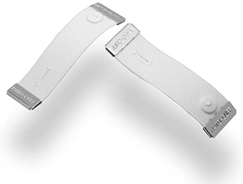 Nato Cuff - Der Original Hemdmanschettenhalter - Stoppen Sie das gerollte Langarmhemd - Ziehen Sie es elegant hoch - Elastische rutschfeste Ärmelhalter (Eddy)