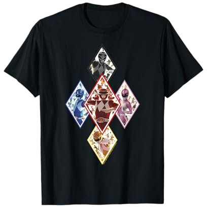 Power Rangers White Ranger Battle Comic Poster T-Shirt