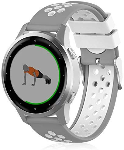 Shieranlee 18mm Quick-Fit Ersatz Uhrenarmbänder Armband für Vivoactive 4S Strap,GarminMove 3S Strap, Garmin Approach S2,Fossil Q Venture Gen 3/Gen4,vivomove 3s/GarminActive S,xiaomi Watch