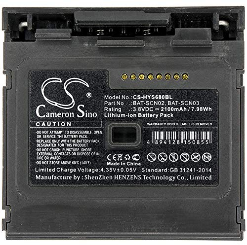 Cameron Sino Akku für Honeywell 8680i, 8680i Smart Wearable Scanner PN:Honeywell BAT-SCN02, BAT-SCN03 2100mAh / 7.98Wh