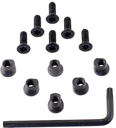 Haitengwen KeyMod Bugle Screws and Nuts Set Pack of 6