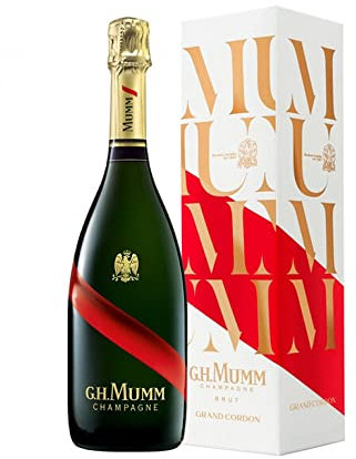 Mumm Grand Cordon Brut Champagne con Estuche - 750 ml