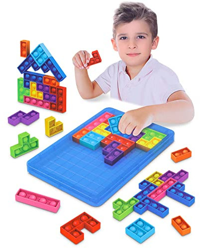Giocattolo per Bambini 4-5-6-7 Anni Ragazzo | Puzzle Bambino 5-8 Anni | Regalo Ragazza Ragazzo 3 4 5 6 7 8 Anni | Giocattolo Antistress per Bambini Adulti | Popit Fidget Toys Giocattoli per Bambini