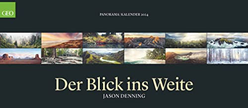 GEO Panorama: Der Blick ins Weite 2024 - Panorama-Kalender - Wand-Kalender - Großformat-Kalender - 137x60