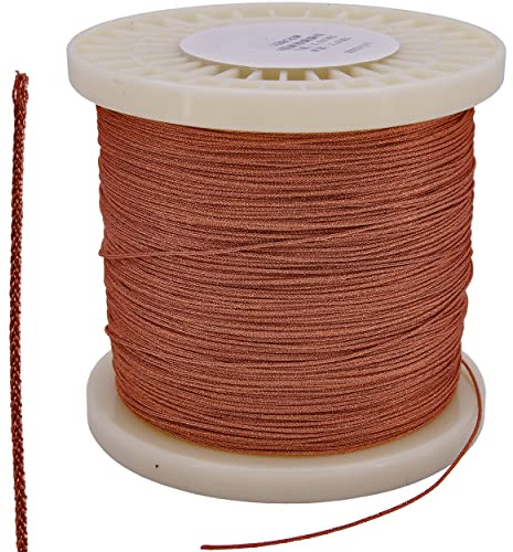 Recambo Cable de cobre trenzado Cable con 8 hebras Diámetro 1 mm Reparación de membrana de subwoofer Bobina de voz 1 metro