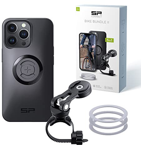 SP CONNECT Bike Bundle II | SPC+ | kompatibel mit iPhone 13 Pro | Handyhalter für Fahrradlenker | Mountainbike Rennrad Handy Halterung