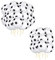 JEOPKO 30 Pcs Black Soccer Latex Balloons, 12 Inch Football Balloons, White, Reusable, Perfect for Football Birthday Decorations, World Cup Party, Kids Soccer Party, Unisex-Kids