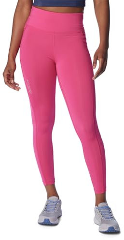 Columbia Collant de Course à Pied sans Fin 7/8 Pantalon de randonnée, Rose Vif, XL Femme