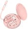 Yimly Multi USB Charging Adapter Cable Kit, C to Lighting Box, Conversion Set A & Type Male Micro /Type C/Lightning, Data Transfer, Card Storage, Tray Eject Pin, Phone Holder (pink)
