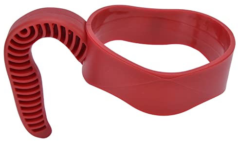 HEEPDD Asa de Vaso Asa de Taza Universal Asa de Repuesto de Taza de café Ergonómica de Plástico Jarras de 20 Oz‑30 Oz Botellas y la Mayoría de los Demás Vasos (Rojo)