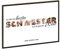 GRAVURZEILE Holzschild mit Foto - Familie Design - Personalisiert mit Namen und eigenen Fotos - Personalisiertes Foto Geschenk zum selbst gestalten für Sie & Ihn - DIN A4 Format - Farbe: Schwester