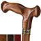 Asterom Gehstock - Handgefertigte Ergonomische Holzstöcke für Männer & Frauen - Einzigartige Holz Gehstöcke für Senioren (Karamell, 34 Zoll)