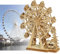 WDEC Holzpuzzle Erwachsene 3D Holz Puzzle Modell, Modellbau Holzbausatz, DIY Holzpuzzle Modellbausatz Bastelsets für Erwachsene - Geschenk zum Geburtstag (Riesenrad)