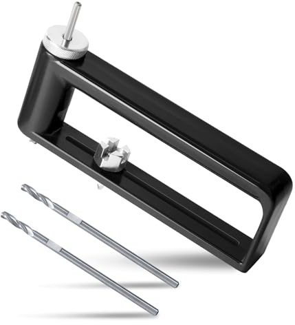 Blech-Lochschneider mit 2 Bohrern, verstellbarer Metall-Lochsägenschnitt, 5,1 cm bis 30,5 cm Kreislöcher, Metallkreisschneider zum Schneiden von Metall/HVAC/Rohrleitung/Metalldächer/24 GA Stahl und 26
