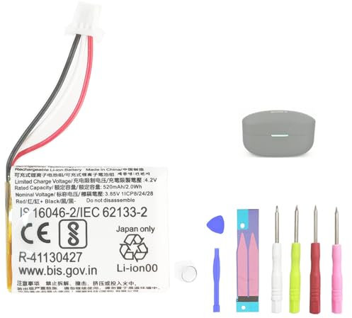 Aousavo 702428 Replacement Battery Compatible with Sony WF-1000XM4 702428 Charging Case with Replacement Kit