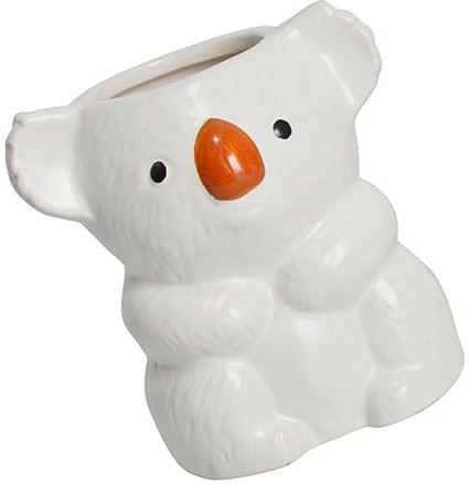 POPETPOP 1 Pot de Fleurs Koala en Céramique pour Plantes Succulentes Pot de Bonsaï Décoratif Ornement de Jardin Design