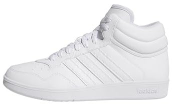 adidas Unisex Hoops 4.0 MID Shoes, Cloud White/Cloud White/Core Black, 10.5 UK