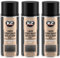 K2 Pintura Parachoques Negro Texturizada Pack de 3 Spray Estructural para Parachoques Pintura Negra de Secado Rápido - 400 ML