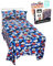 Mickey Mouse Bettwäsche-Set für Doppelbetten für Kleinkinder – Set enthält Mickey Mouse Bettlaken mit Bettlaken, Spannbetttuch und Kissenbezug für Doppelbett plus Aufkleber und mehr, Micky Maus