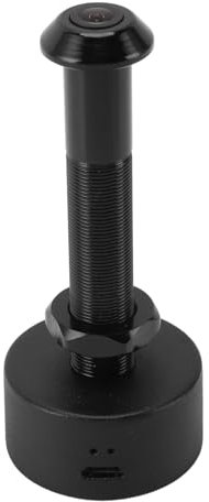 WLAN-Türspion-Kamera, 1080P HD, Mobile Erkennung, Nachtsicht-Türspion mit App, 150°-Weitwinkelobjektiv, Unterstützt, Türspion-Kamera für die Sicherheit zu Hause (BLACK)