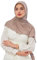 dscarf Hijab-Schal für Muslimische Frauen | Sofort Machbarer Jersey-Kopfschal | Fertig Genähter Jersey-Turban | Mode für Muslimische Frauen (Nerz)