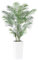 SOGUYI Palmier Artificiel 180 cm - Plante Artificielle Résistante aux UV pour Décoration Intérieure et Extérieure - Fausse Plante de Sol avec Jardinière Conique Blanche
