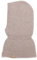 KNITAS Einlagig Gestrickte Kindermütze aus Merino und Kaschmirwolle für Babys, Kleinkinder I Super Weiche Warme Sturmhaube I Kinder Wintermütze in Beige- Größe (50-54) für 3+ Jahre