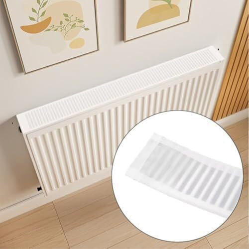 Gdfnmogo Radiator Cover,Adjustable Radiator Cover, Radiator Dust Cover,Scratch Resistant Fabric Radiator Cover Magnetic Fixation (140cm)