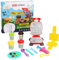 SPOKEY Easy Creative Knet Kit de jeu pour enfant avec pâte à modeler et motif barbecue pop-corn/nouilles (barbecue party)