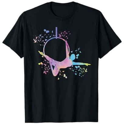 Aerialist Colorsplash Aerial Ring Kinder Lyra Aerial Hoop T-Shirt