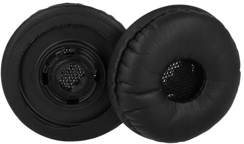 vhbw 2X Almohadillas oídos de Repuesto Compatible con Plantronics CS540, 84693-02, 203947-02 Auriculares, Cascos - Negro, 5,0 cm