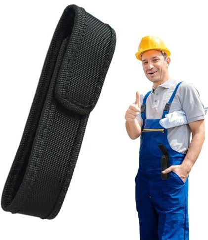 Duty Belt Flashlight Halter, Taschenlampe Holster | Taschenlampenhalter -Gürtel -Clip -Torch Carry Case,Hochleistungs -Flash -Lichthalter für Belt Law Enforcement Security Mechanic