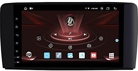 Keoaiob Android 14 Auto-Radio-Stereo-GPS-Navigation Für Gl Ml Klasse W164 X164 Ml350 Ml450 Gl320 Gl450 9 Zoll Doppel Din Hd Multi-Touch-Scree-Video-empfänger Carplay Dsp RDS(Color:M700S)