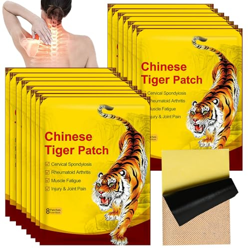 120Pcs/15Pack Schmerzlinderung Patch, Chinesische Ferninfrarot Pflaster, Schnelle und Lang anhaltende Schmerzlinderung für Gelenke und Muskeln, Schmerzpflaster für Eltern,Arbeiter,Ältere