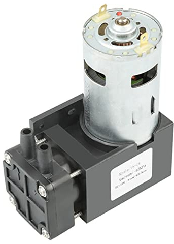 Fafeicy Bomba de Mini Vacío de 12V, Bomba de Vacío de de Pequeña -85 KPa 40L/min Alta Eficiencia sin Aceite para Máquinas de Empaque de con bajo Ruido de Vida Larga