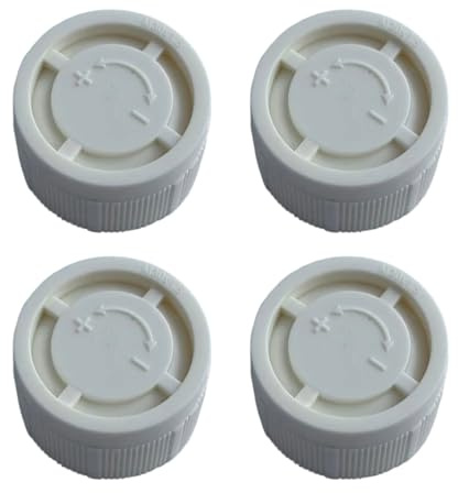Stilvolle weiße M30x1, 5 Heizkörper Thermostatkappe, Heizung, thermostatische Regulierung, universell effiziente Wärmeeinstellung, Heizungs Einstellknopf